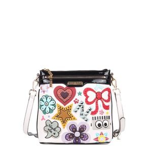 NICOLE LEE COTY SIGNATURE POP ART CROSSBODY